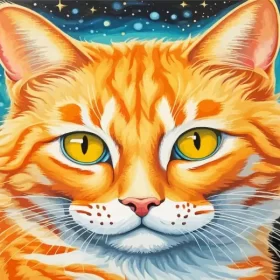 Tabby Cat Pet Paint by Number