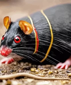 Tasmanian Devil Rat Paint by Number