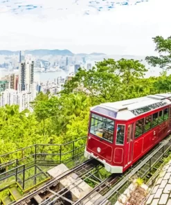 The Peak Tram hong kong paint by numbers