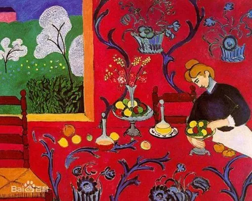 The Red Sideboard by henri matisse