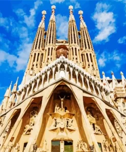 The Sagrada Familia Building Paint by Numbers