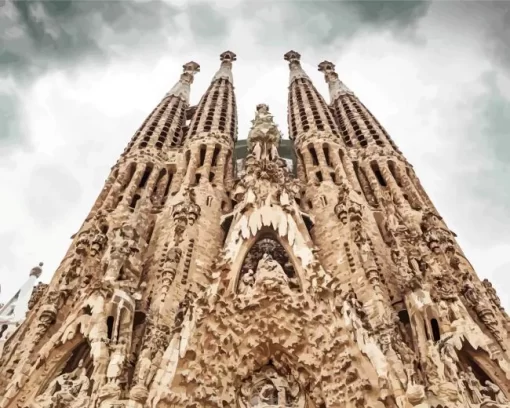 The Sagrada Familia Paint by Numbers