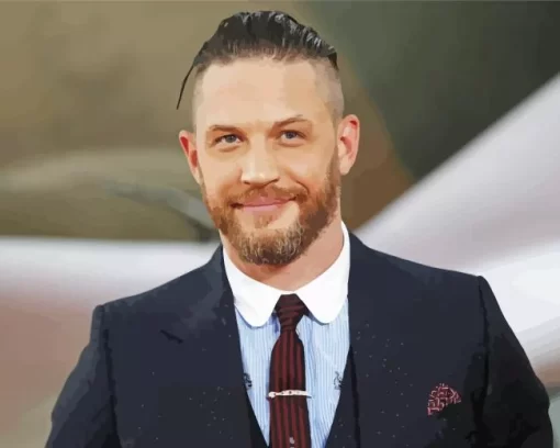 The Actor Tom Hardy Paint by Number