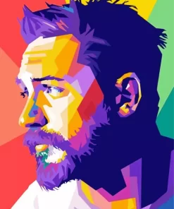 Tom Hardy Pop Art Paint by Number