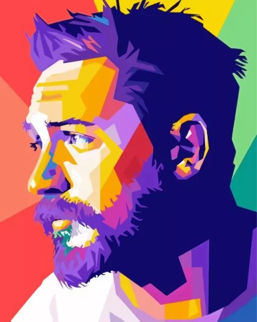 Tom Hardy Pop Art Paint by Number