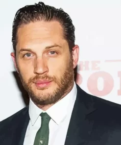 Tom Hardy Wearing A Suit Paint by Number