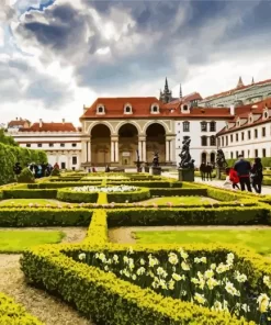 Wallenstein Garden prague paint by numbers