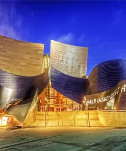 Walt Disney Concert Hall building paint by number