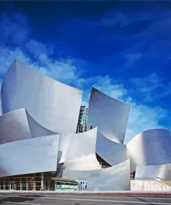 Walt Disney Concert Hall paint by number