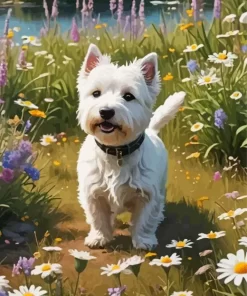 West Highland Terrier Paint by Number