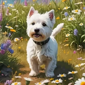 West Highland Terrier Paint by Number