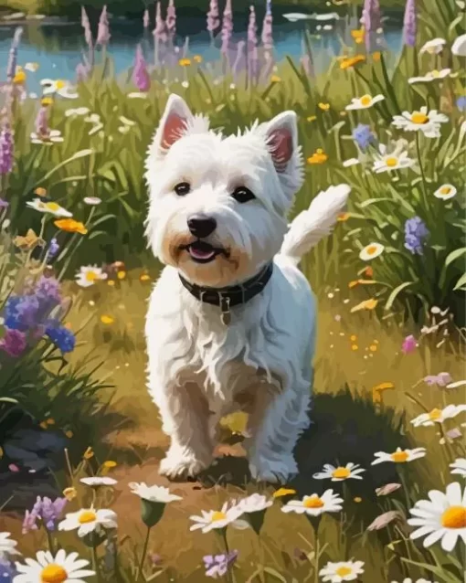 West Highland Terrier Paint by Number