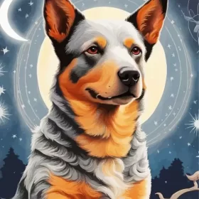 Australian Cattle Dog Animal Paint by Number