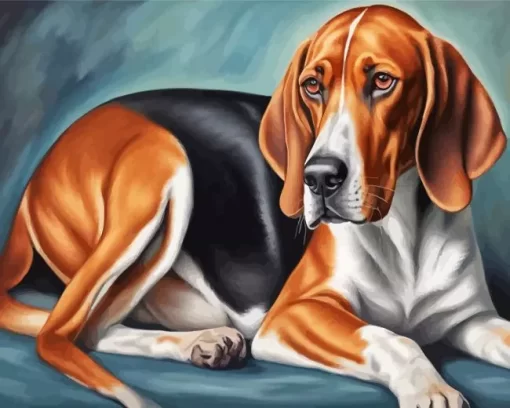 Aesthetic Coonhound Paint by Numbers