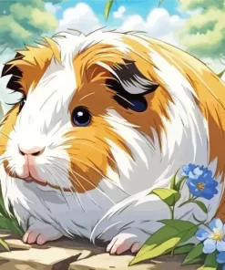 Aesthetic Guinea Pig Paint by Number