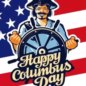 Aesthetic Columbus Day Art Paint by Number