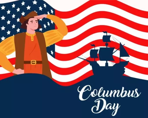 Aesthetic Columbus Day Paint by Number