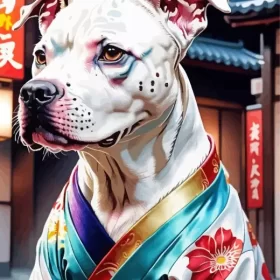 Asian Pit Bull Paint by Number