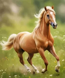 Beautiful Palomino Paint by Number