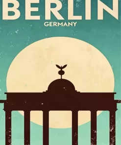 Berlin City Poster Paint by Numbers