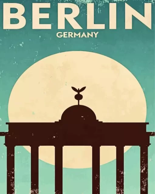 Berlin City Poster Paint by Numbers