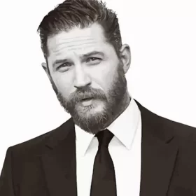 Black And White Tom Hardy Paint by Number