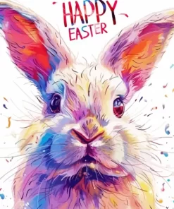 Bunny Easter Paint by Number