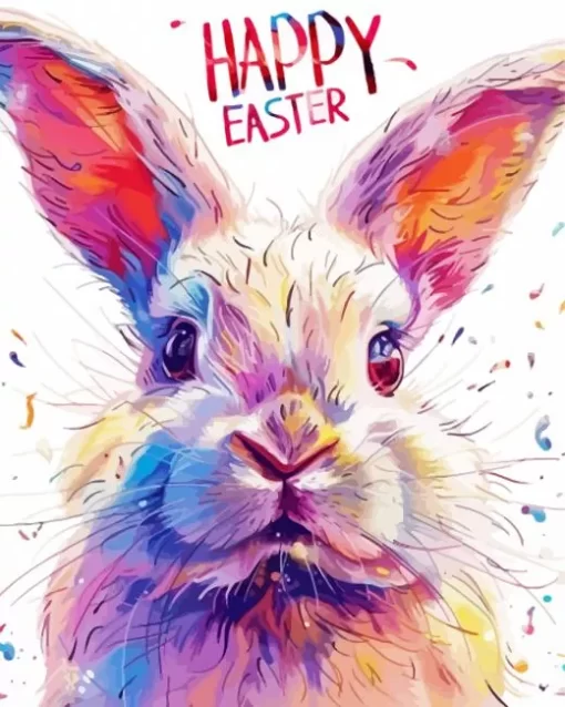 Bunny Easter Paint by Number