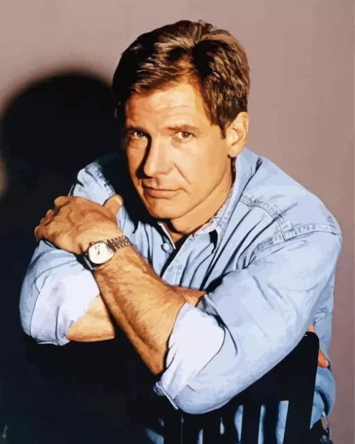 Charismatic Harrison Ford Paint by Number