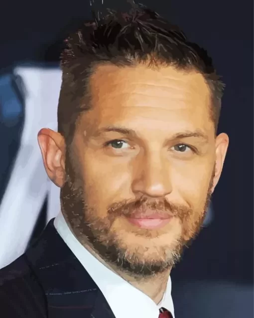 Charismatic Tom Hardy Paint by Number