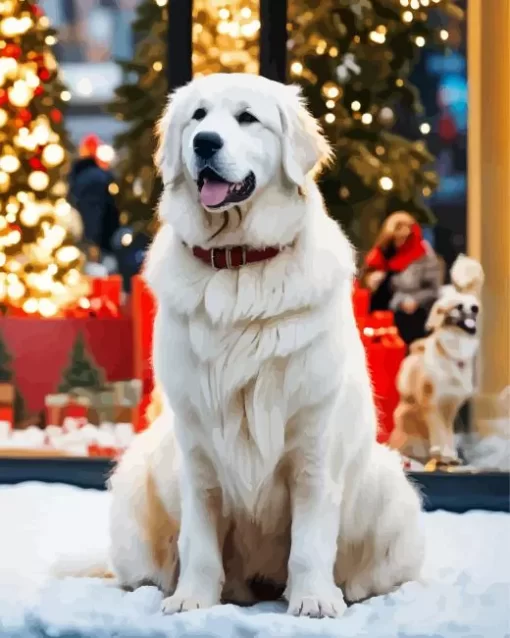 Christmas Newfoundland Paint by Numbers