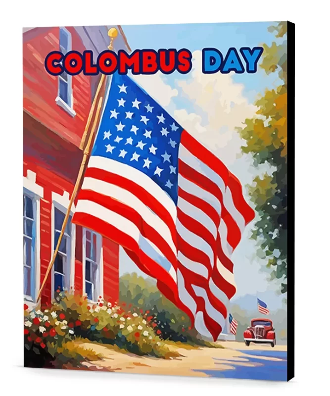 Columbus Day USA Columbus Day Paint by Numbers