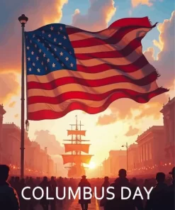 Aesthetic Columbus Day Paint by Number