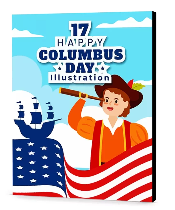 Columbus Day Illustration