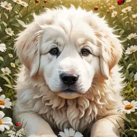 Great Pyrenees Paint by Number