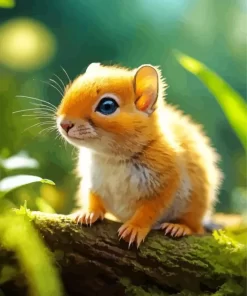 Cute Pika Rodent Paint by Number