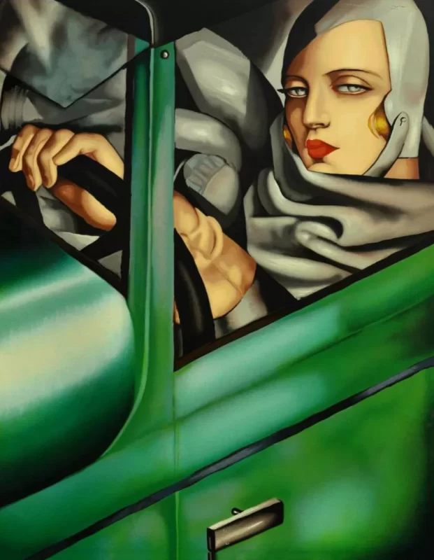 Tamara de Lempicka – Self-Portrait in the Green Bugatti