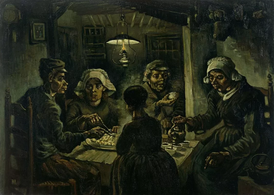 Vincent van Gogh – The Potato Eaters iconic artworks