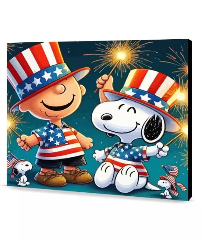 Charlie And Snoopy 4th July 