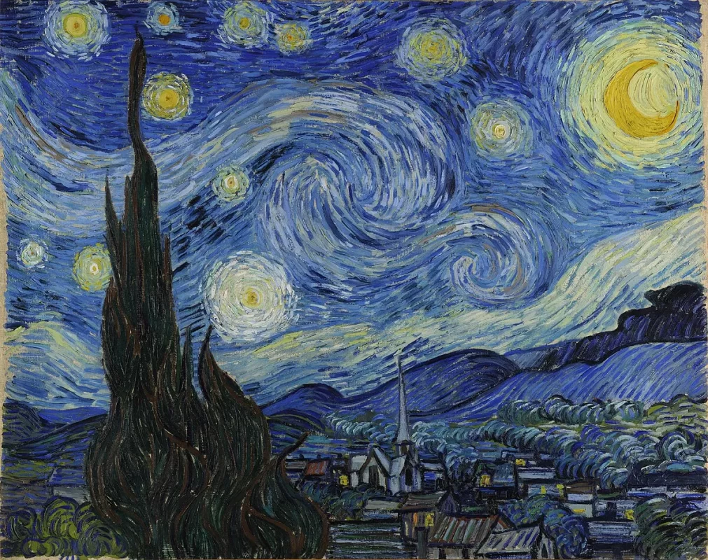 Starry Night landscape paintings