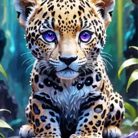 Little Jaguar Paint by Number