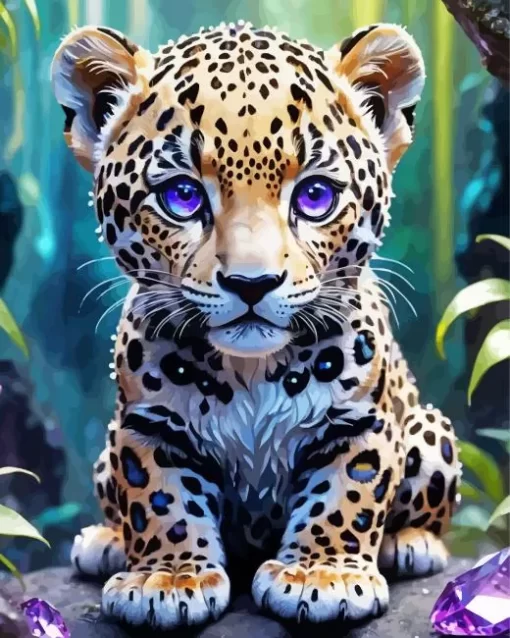 Little Jaguar Paint by Number