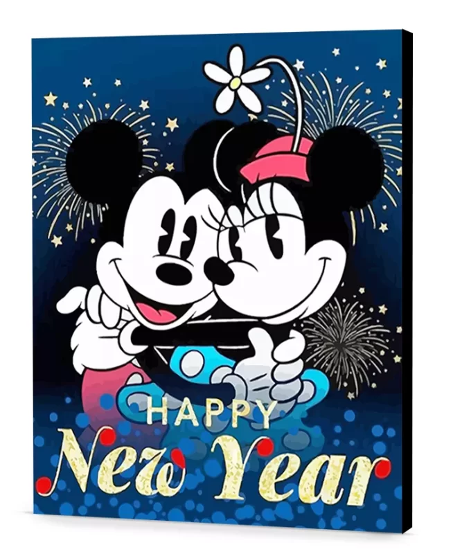 Mickey And Minnie Mouse New Year