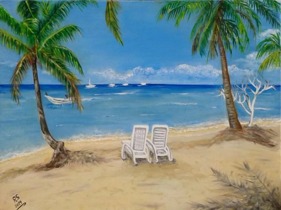 Dream Vacation Canvas painting ideas