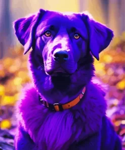 Purple Newfoundland Paint by Number