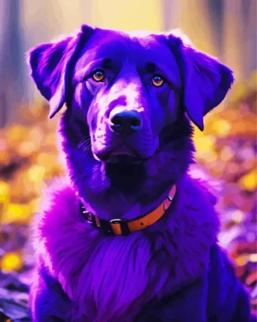 Purple Newfoundland Paint by Number