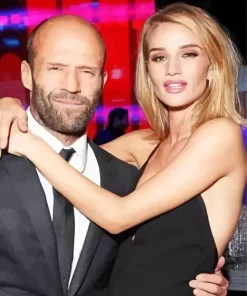 Rosie Huntington And Jason Statham Paint by Number