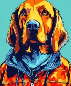 Stylish Vizsla Paint by Number