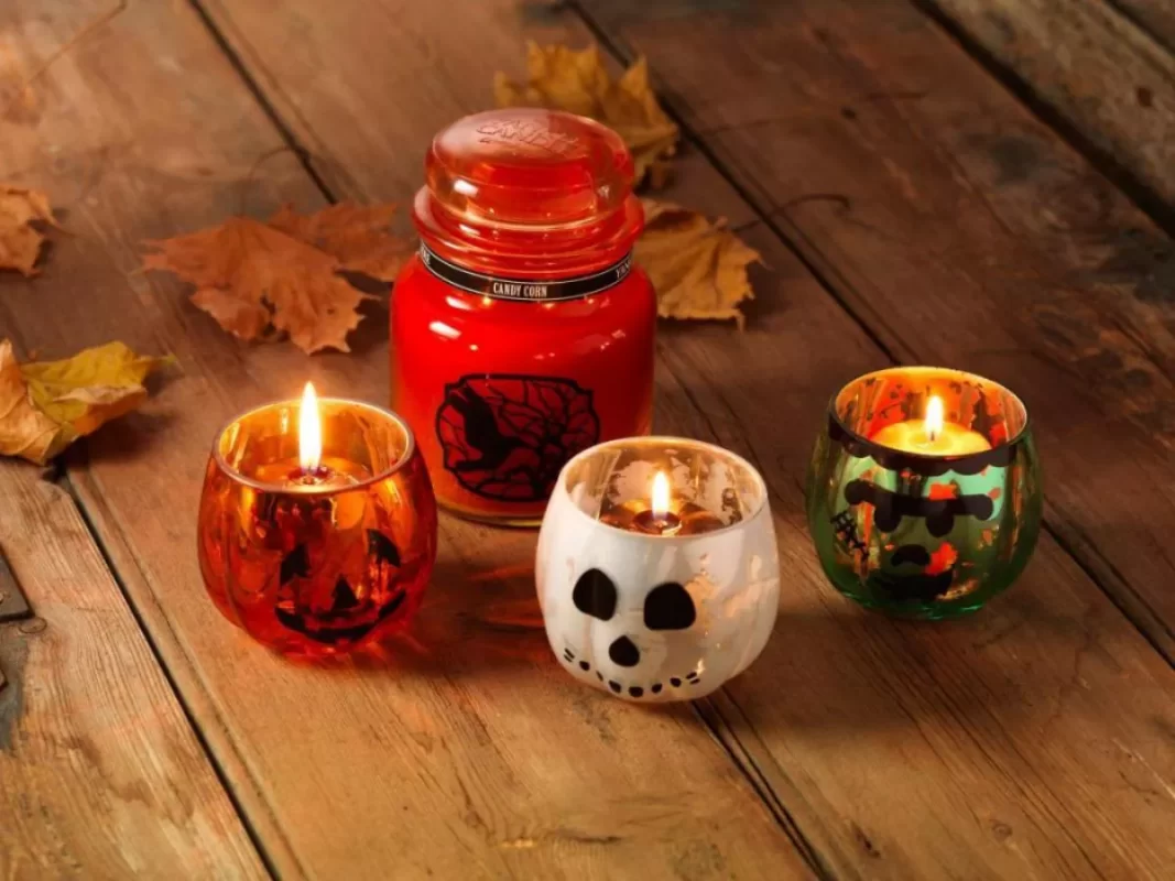 Halloween-Themed Candle Holders halloween activities