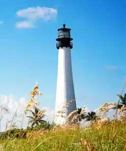 Bill Baggs State Park Lighthouse Paint by Number